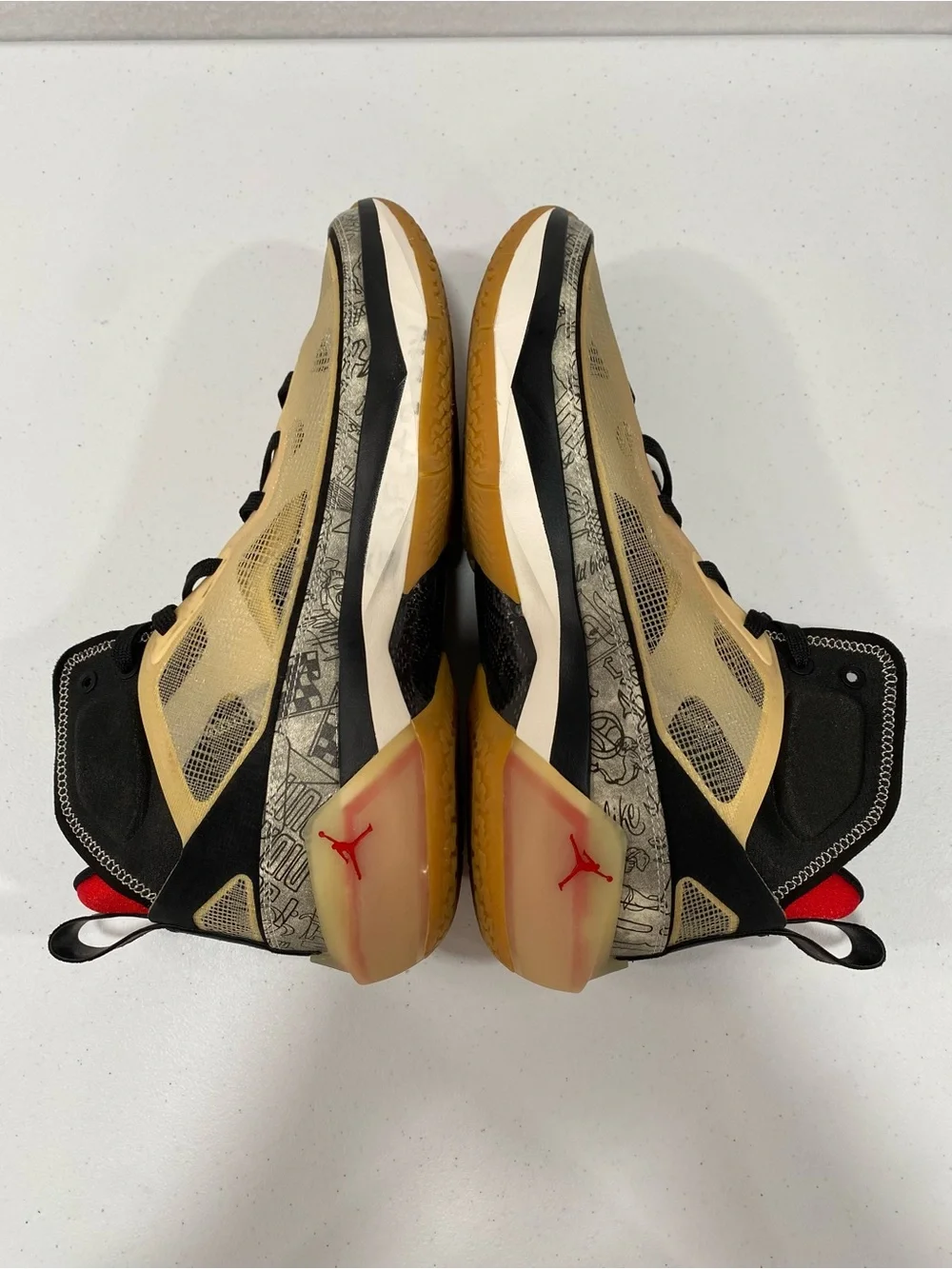 Jordan 37 Jayson Tatum Tattoo Basketball Shoes Mens Size 10 DZ0812-200